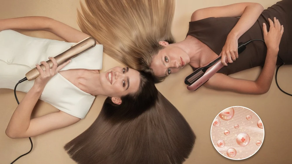 Cecotec Plaukų tiesintuvas Cecotec AirLisse 2in1 ForceDry Duo
