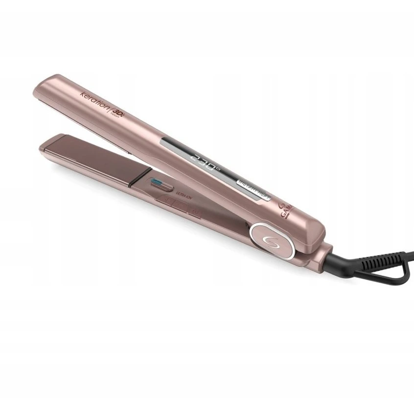 Plaukų tiesinimo žnyplės GAMA GA.MA Starlight 3D Keration Straightening iron Warm 150 °C 230 °C Rožinė Hanging ring (GI0108)