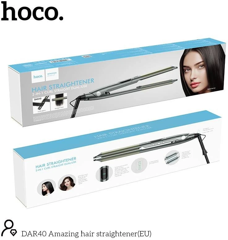 Plaukų tiesintuvas Hoco DAR40 pilka