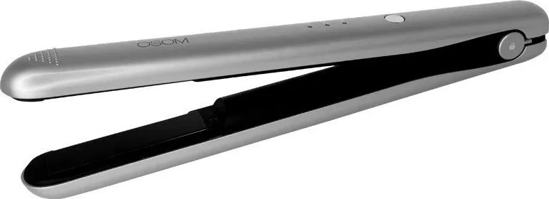 Įkraunamas plaukų tiesintuvas Osom Cordless Plaukų tiesintuvas Pilkas, pilkos spalvos, belaidis