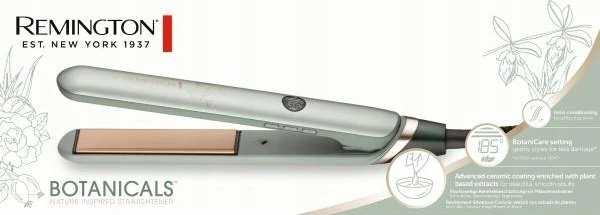 Plaukų Tiesintuvas - Remington Botanicals S5860 Su Keramine Danga