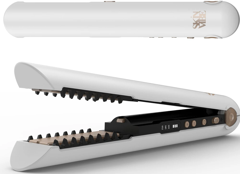 Plaukų tiesinimo žnyplės SkinVibe Luna MiniWireless (SV-003WH)