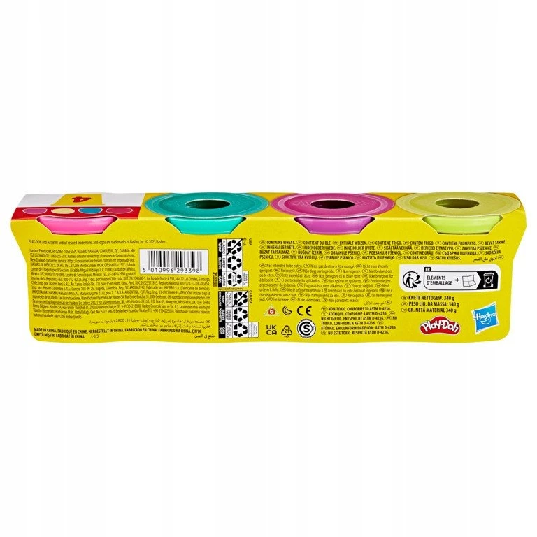 Hasbro Plastilino rinkinys Play-Doh, 4 vnt.