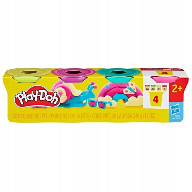 Hasbro Plastilino rinkinys Play-Doh, 4 vnt.
