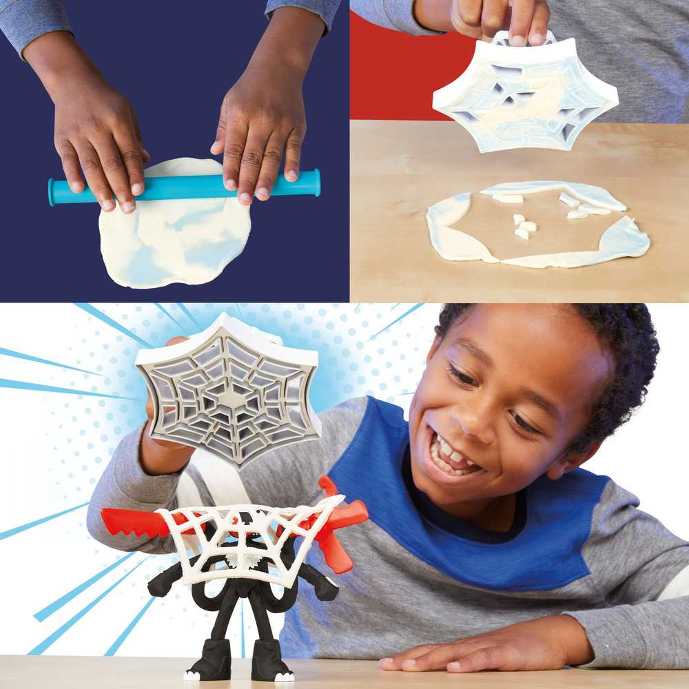 Hasbro PLAY-DOH Rinkinys „Žmogus-voras: superherojų kova“