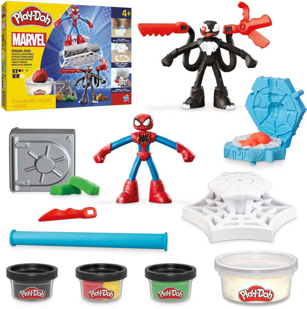 Hasbro PLAY-DOH Rinkinys „Žmogus-voras: superherojų kova“