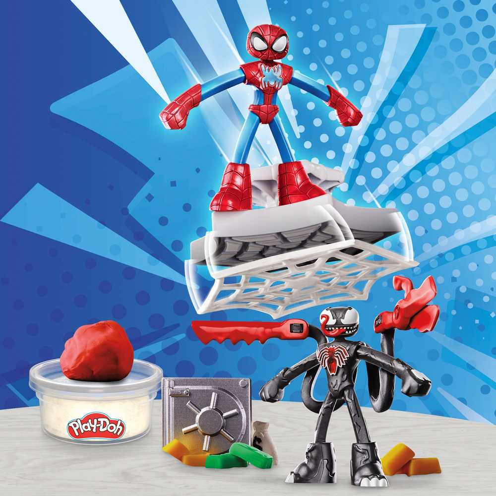 Hasbro PLAY-DOH Rinkinys „Žmogus-voras: superherojų kova“