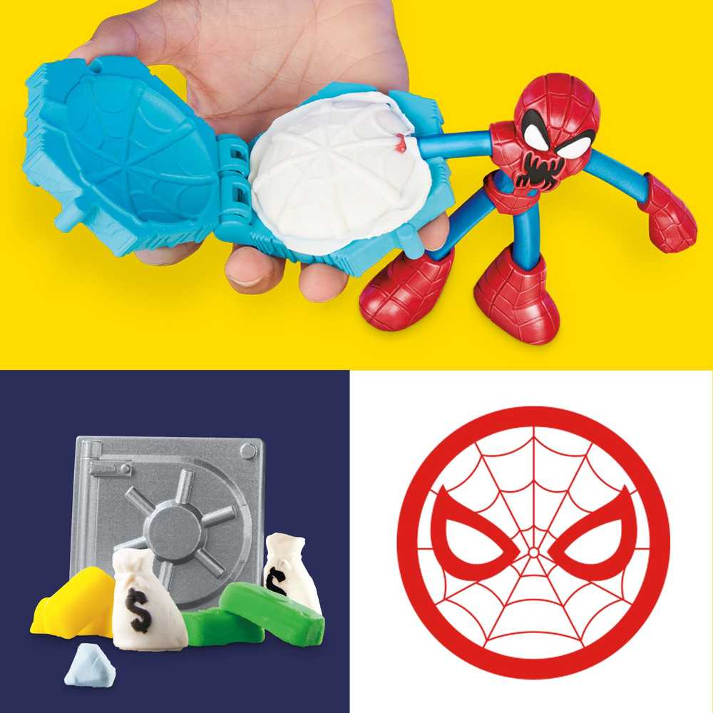 Hasbro PLAY-DOH Rinkinys „Žmogus-voras: superherojų kova“