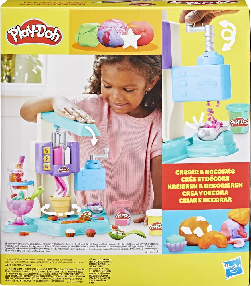 Modeliavimo rinkinys vaikams PLAY DOH Vaivorykštės ledai