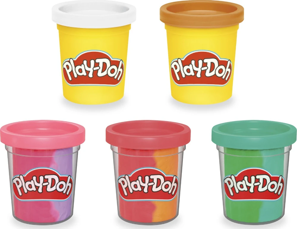 Modeliavimo rinkinys vaikams PLAY DOH Vaivorykštės ledai