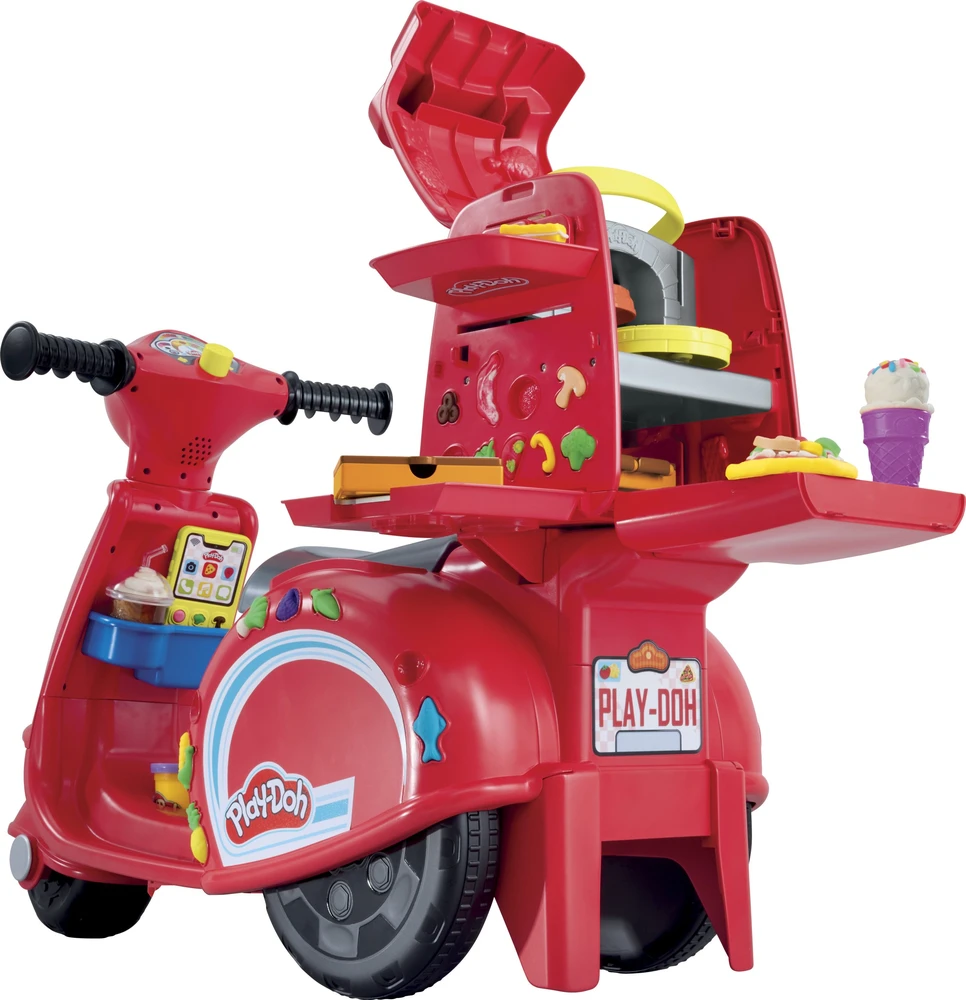 PLAY-DOH žaidimų rinkinys Picos pristatymo paspirtukas 49 cm