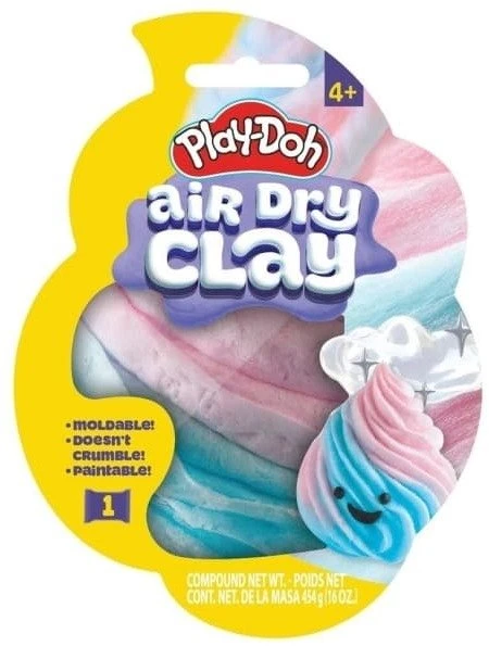 Play-Doh PLAYDOH Air Dry Clay Shaped Bag Cotton Candy