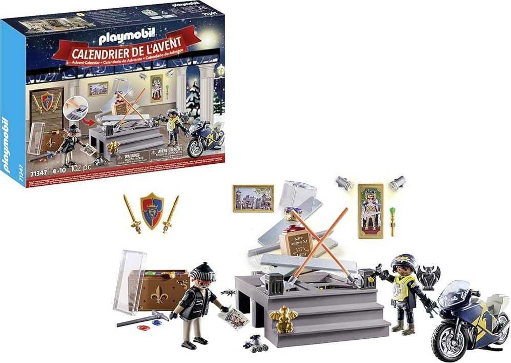 PLAYMOBIL Advento kalendorius 2023 Policija: muziejaus vagystė - 71347