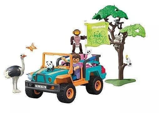 „Playmobil Animals & Friends“ 71854 Spalvinga visureigė transporto priemonė