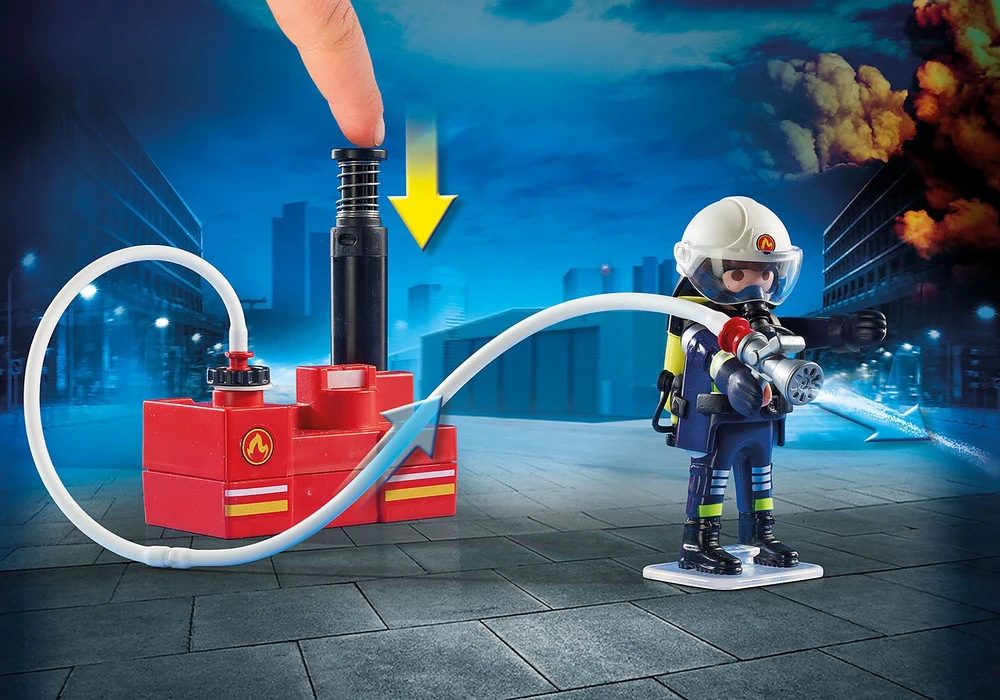PLAYMOBIL CITY ACTION Fire Ladder Unit, 9463