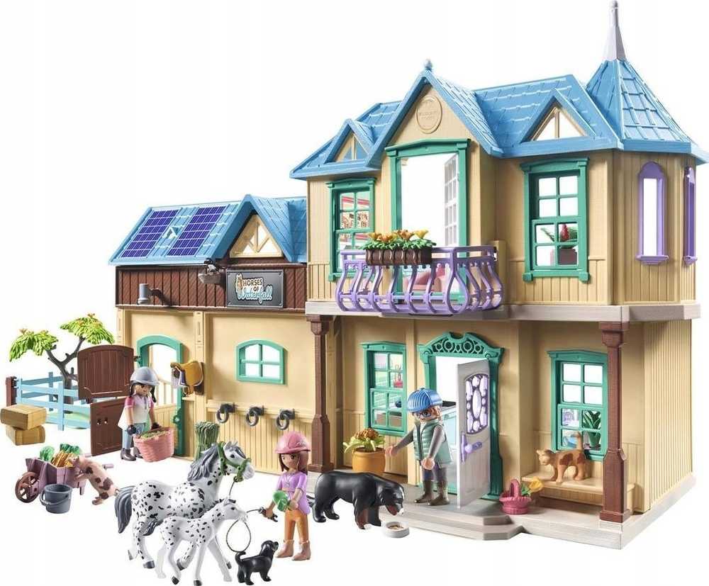 Konstruktorius Playmobil Waterfall Ranch 71351, plastikas
