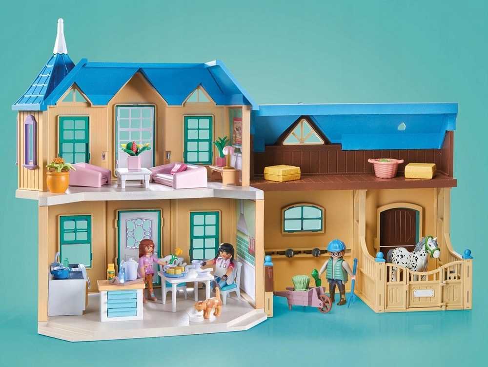 Konstruktorius Playmobil Waterfall Ranch 71351, plastikas