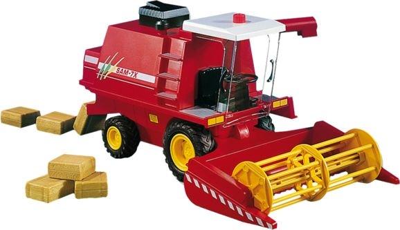Žaislas - Playmobil 9532 Country Combine (Playmobil, kombainas, figūra, 6 šieno rulonai)