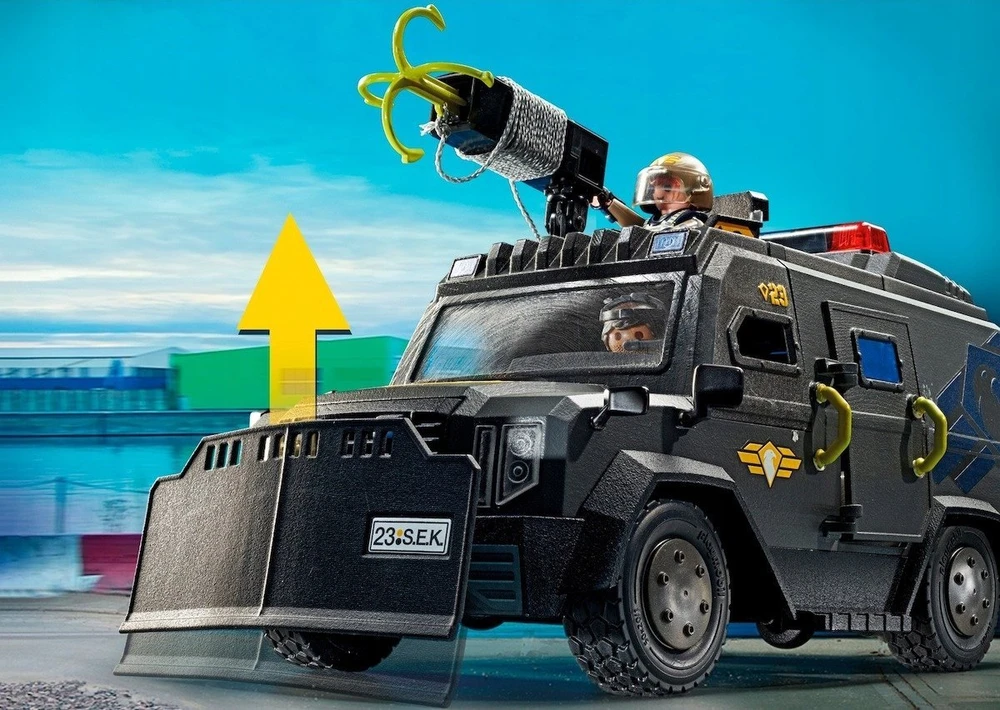 PLAYMOBIL CITY ACTION Specialiųjų pajėgų visureigis 71144