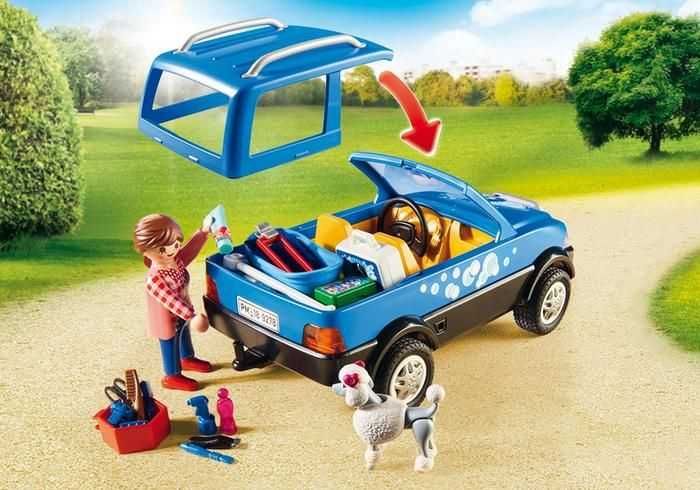 PLAYMOBIL CITY LIFE Mobilus gyvūnų priežiūros automobilis, 9278