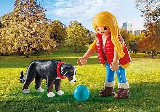 Playmobil Mano gyvenimas 71738 Mergaitė su aviganiu