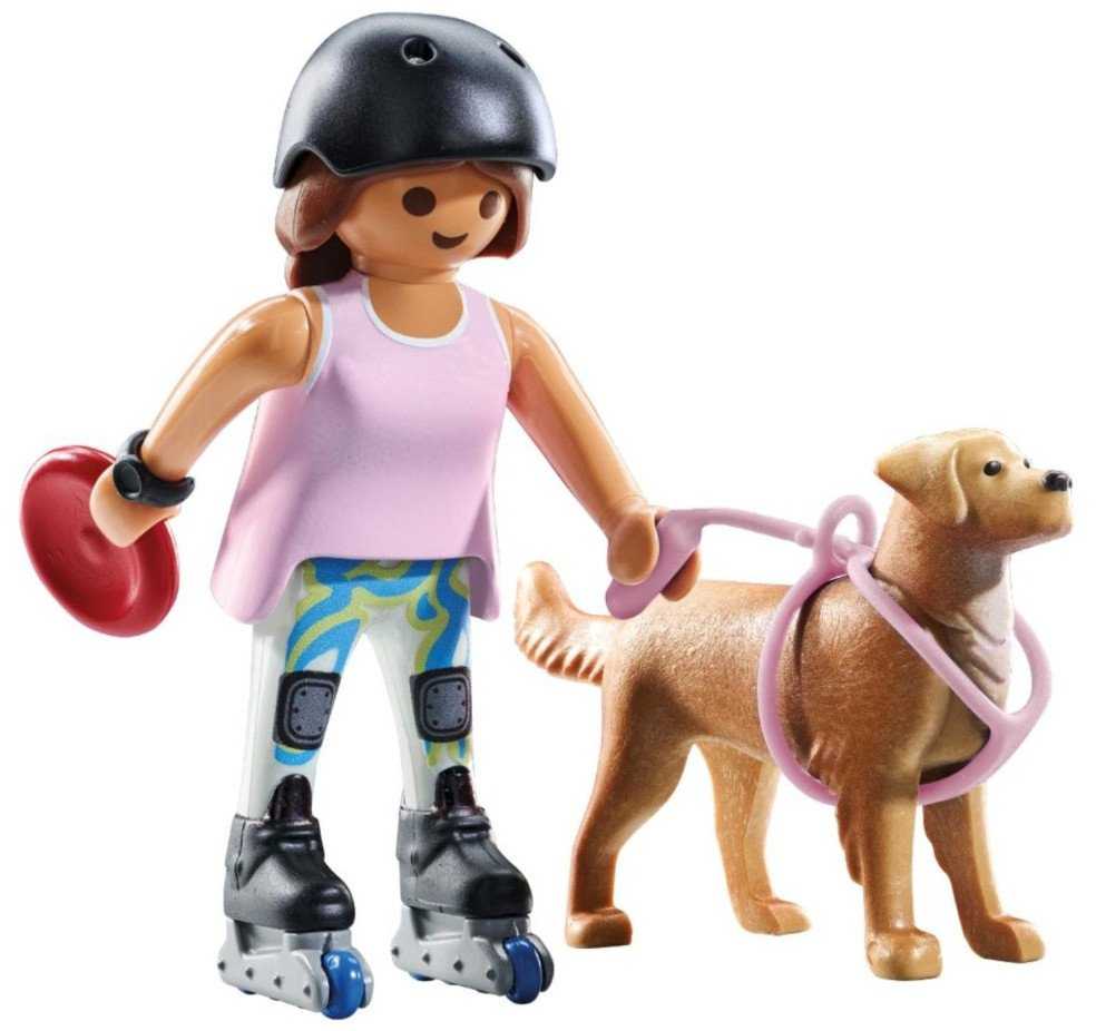 Playmobil My Life 71739 Skaterka su retriverem