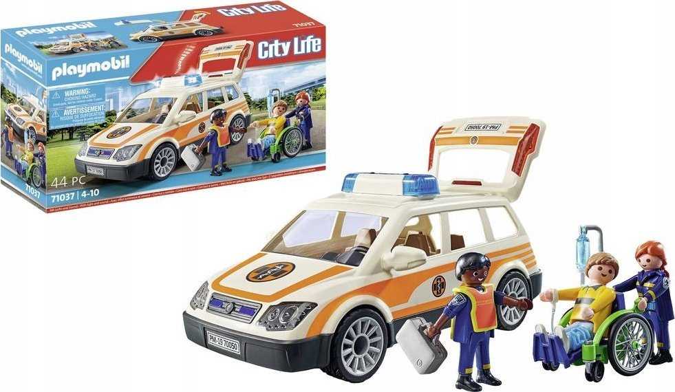 Playmobil City Life 71037 pirmosios pagalbos gydytojo automobilis