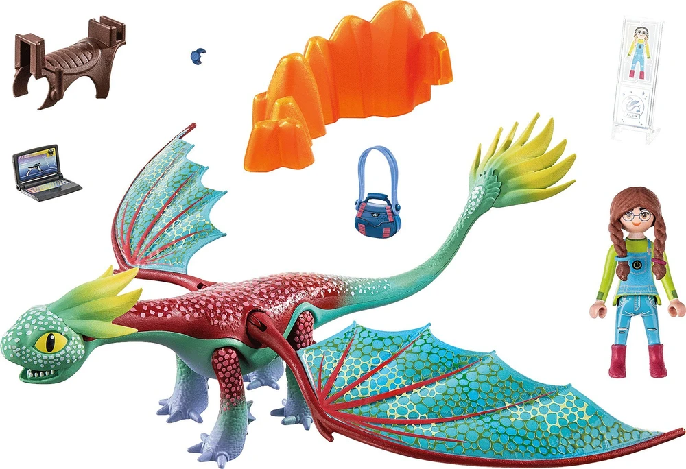 71083 PLAYMOBIL® Dragons, Plunksnos ir Aleksas
