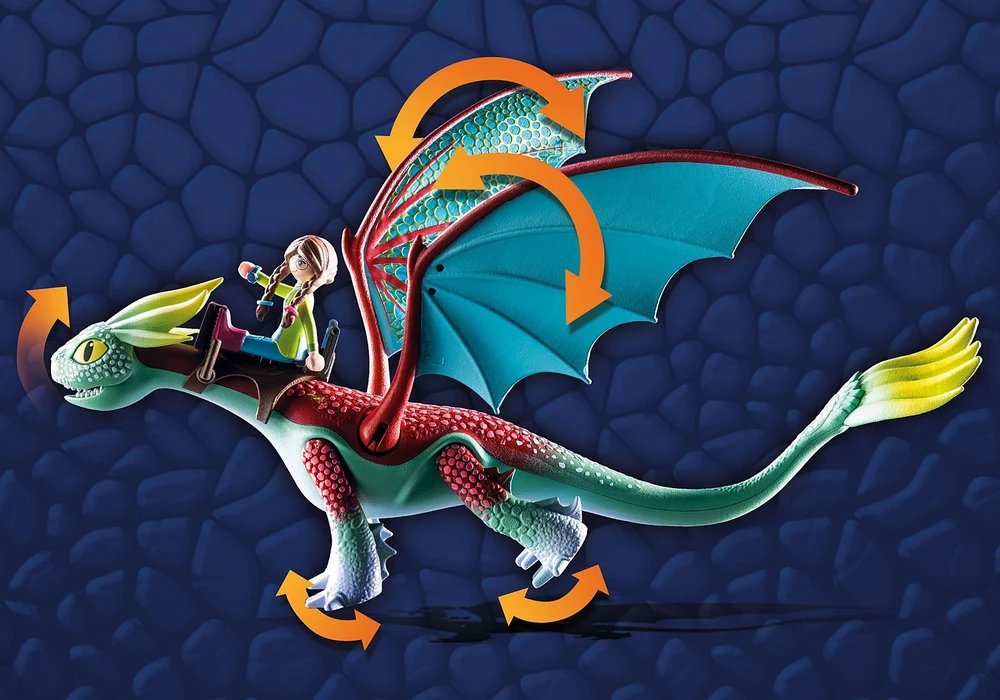 71083 PLAYMOBIL® Dragons, Plunksnos ir Aleksas