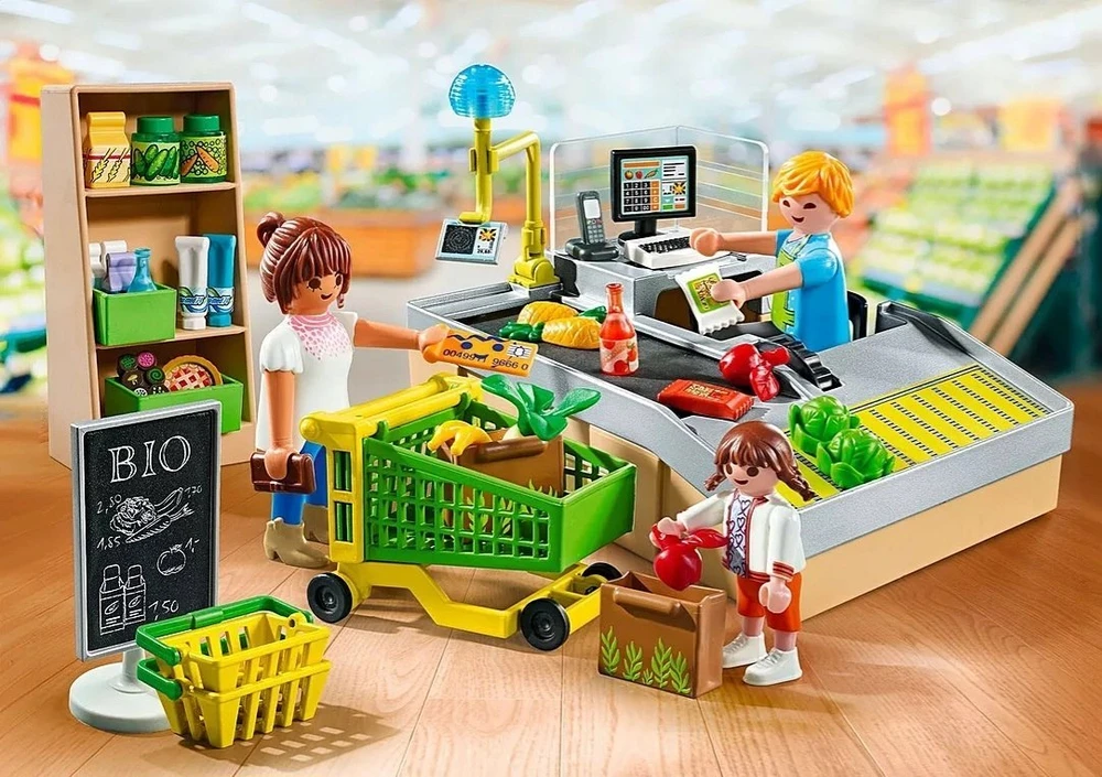 Konstruktorius Playmobil Organic Supermarket Promo Pack 71648