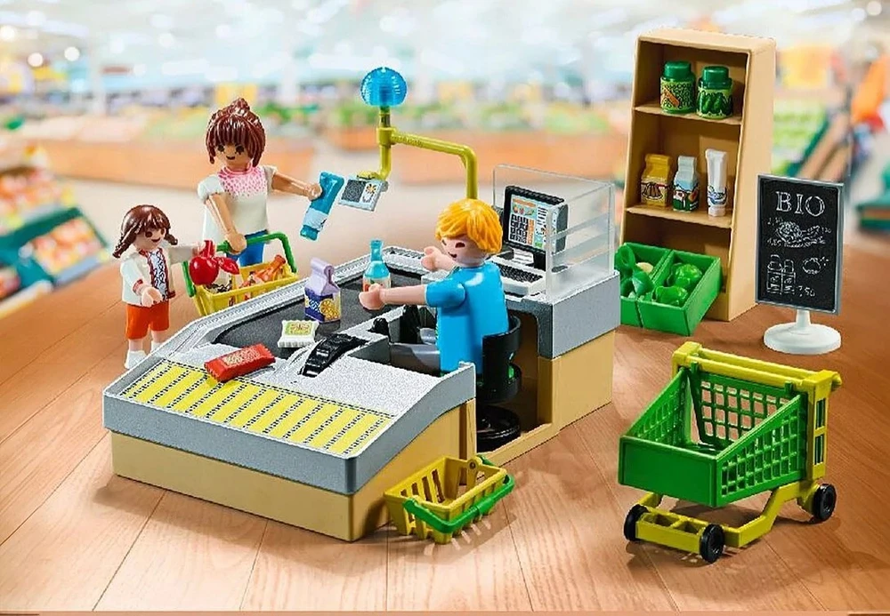 Konstruktorius Playmobil Organic Supermarket Promo Pack 71648