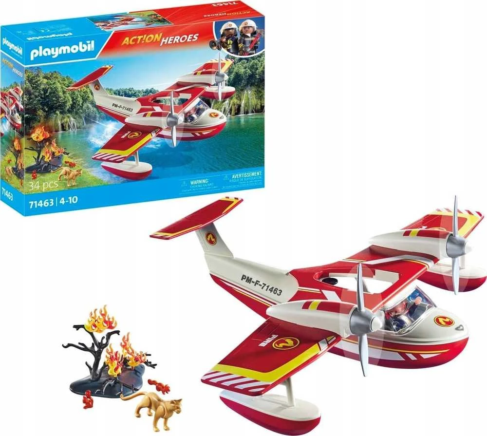PLAYMOBIL ACTION HEROES Ugniagesių lėktuvas 71463