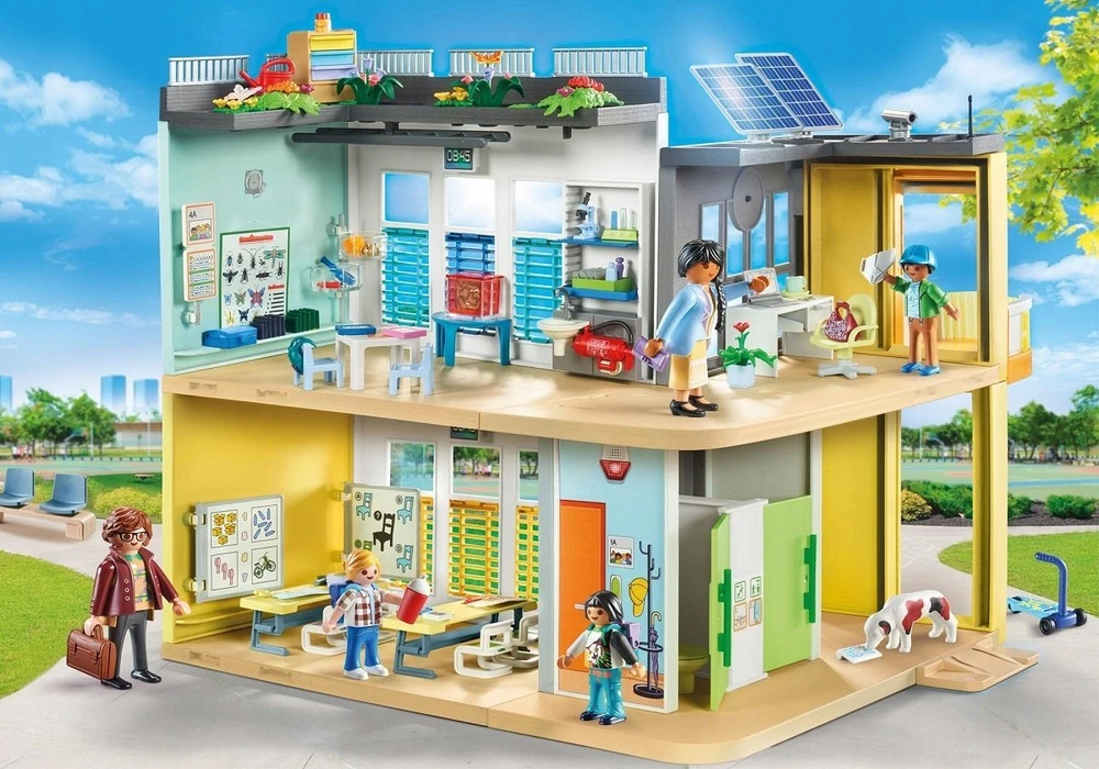 Konstruktorius Playmobil Large School 71327, plastikas