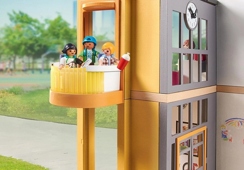 Konstruktorius Playmobil Large School 71327, plastikas