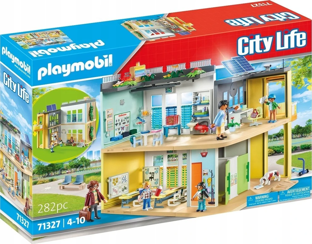 Konstruktorius Playmobil Large School 71327, plastikas