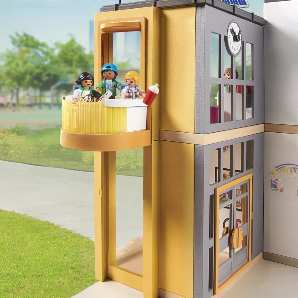 Konstruktorius Playmobil Large School 71327, plastikas