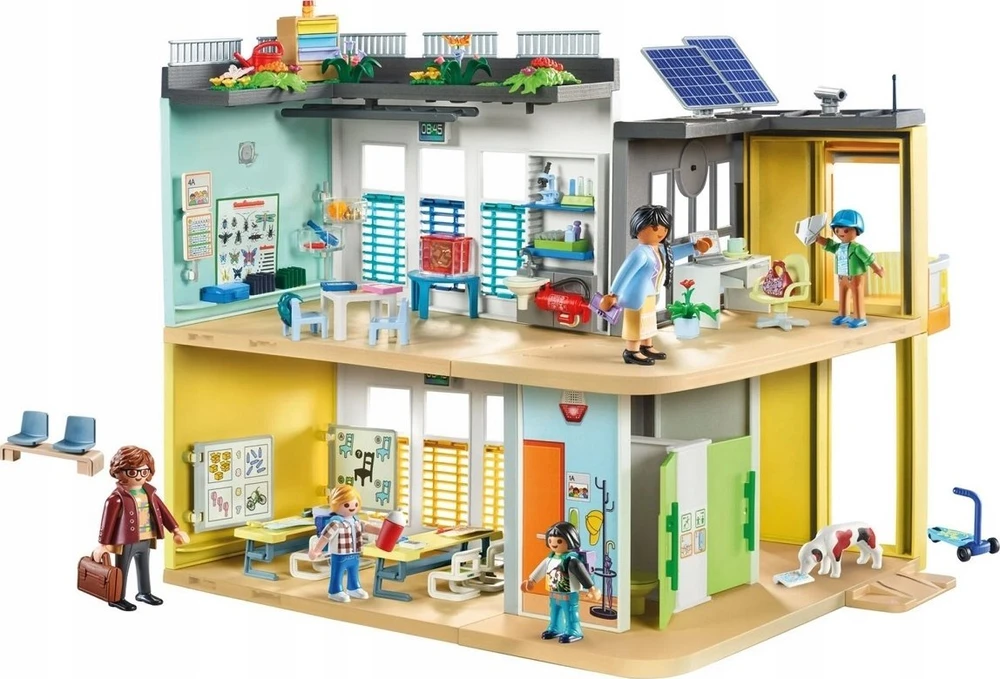 Konstruktorius Playmobil Large School 71327, plastikas