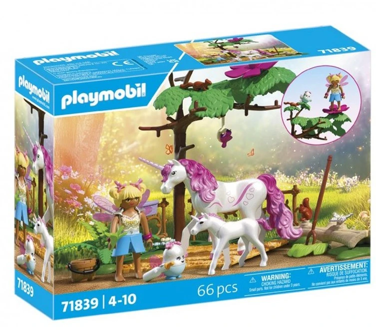 „Playmobil Princess Magic“ 71839 Stebuklingas vienaragio arklidės mamai ir kumeliukui