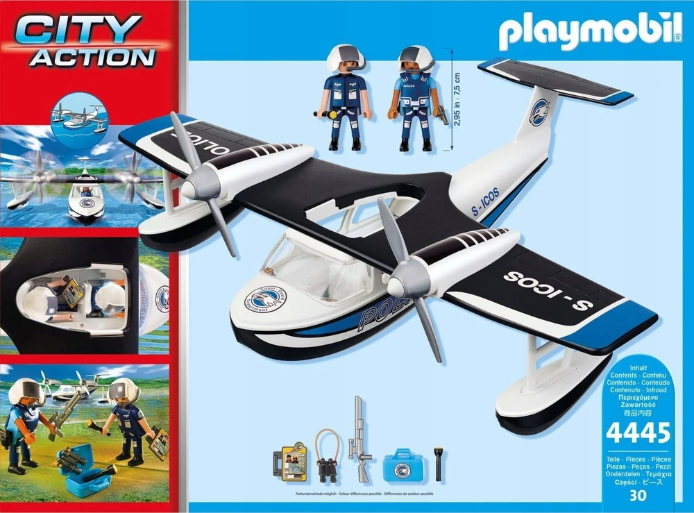 Playmobil City Action 4445 Policijos povandeninis sparnas