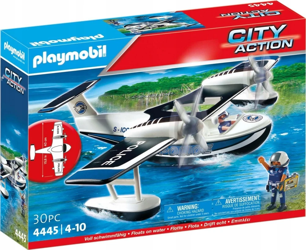 Playmobil City Action 4445 Policijos povandeninis sparnas