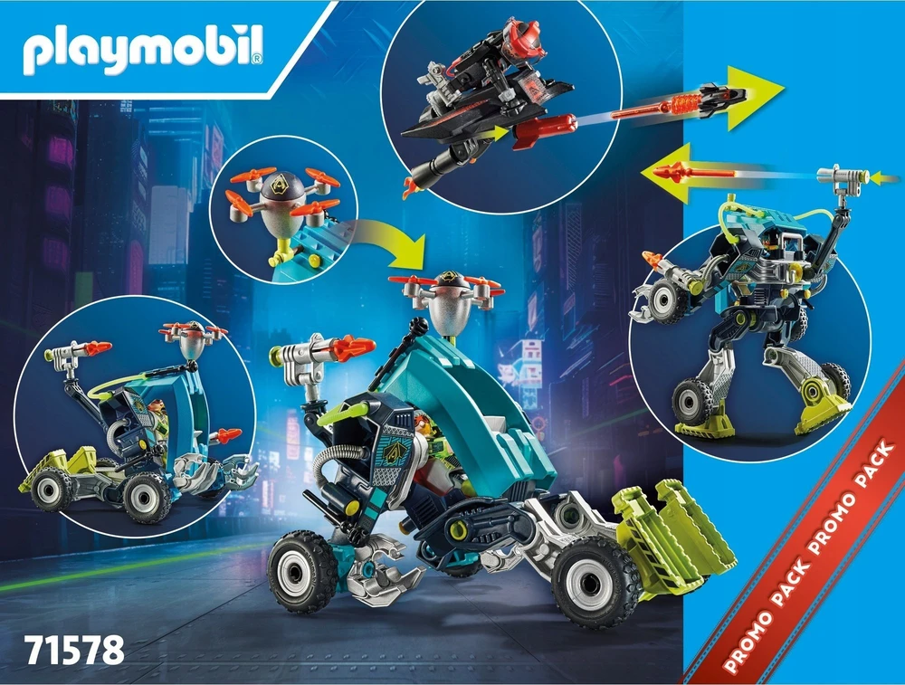 „Playmobil“ 96 dalių robotas prieš sklandytuvą 71578, ZA5993