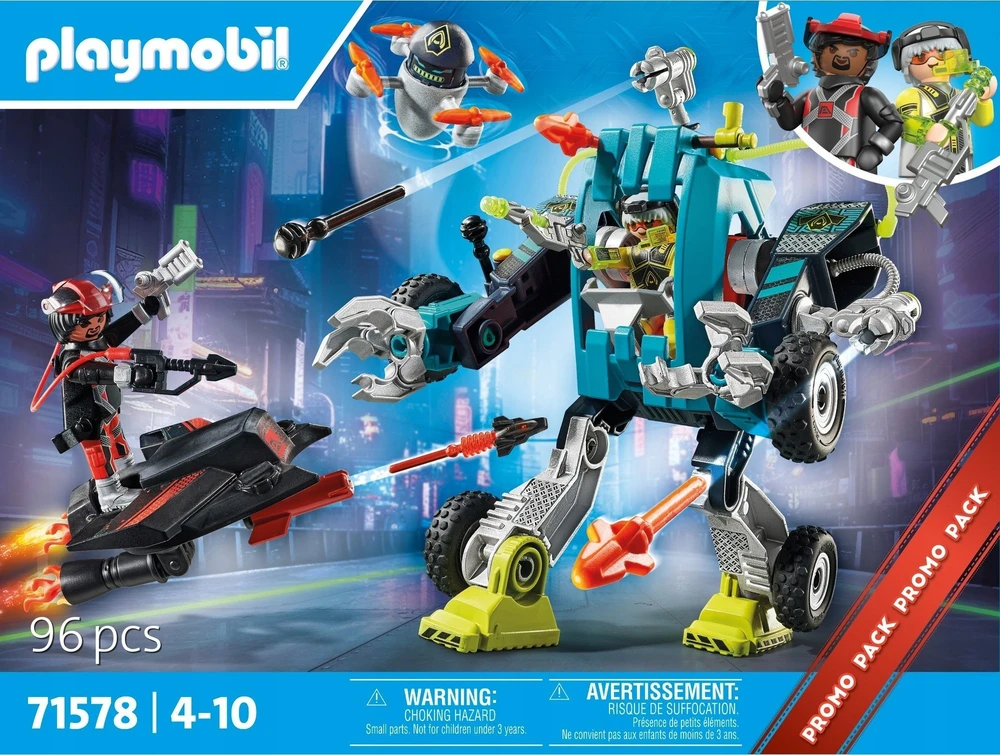 „Playmobil“ 96 dalių robotas prieš sklandytuvą 71578, ZA5993