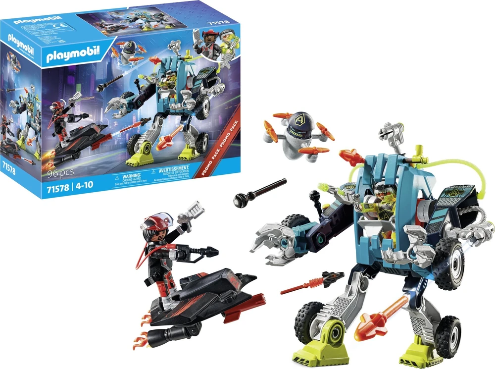 „Playmobil“ 96 dalių robotas prieš sklandytuvą 71578, ZA5993