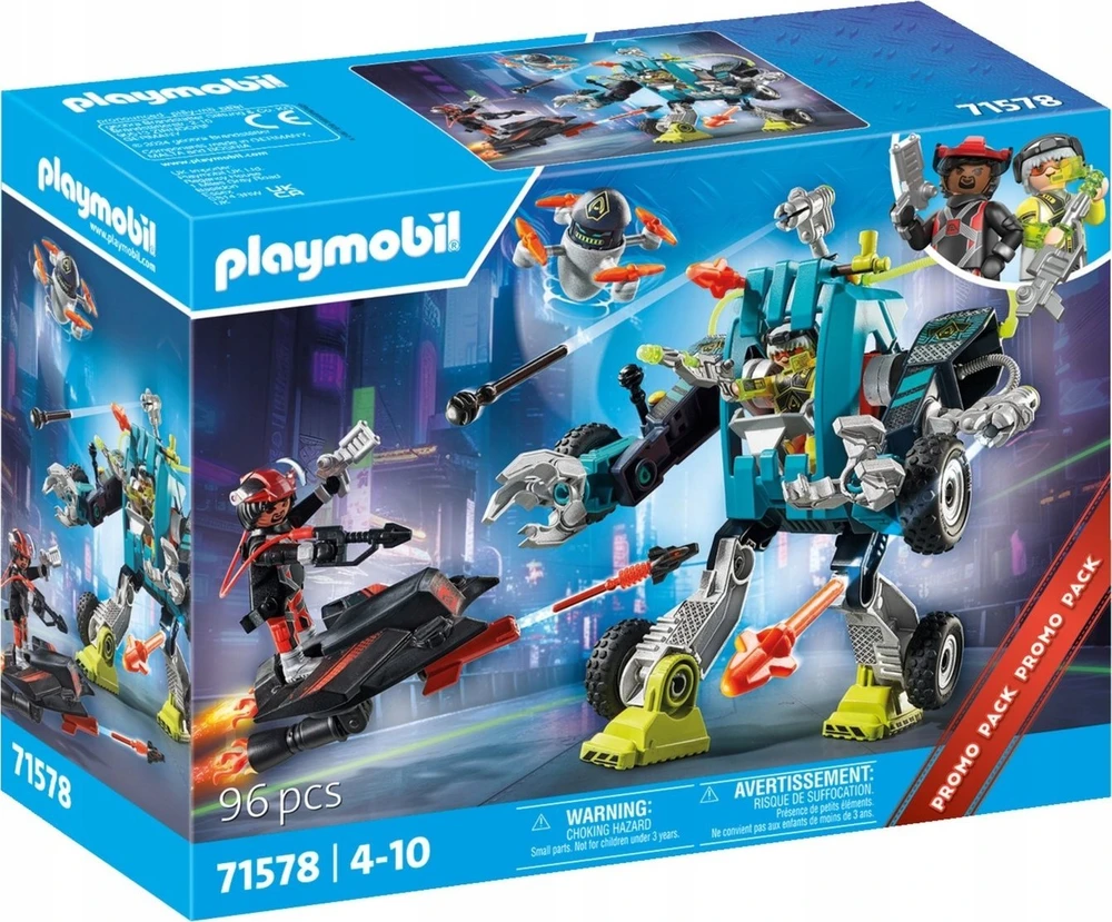 „Playmobil“ 96 dalių robotas prieš sklandytuvą 71578, ZA5993