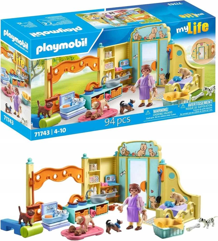 Playmobil My Life 71743 šuniukų namai