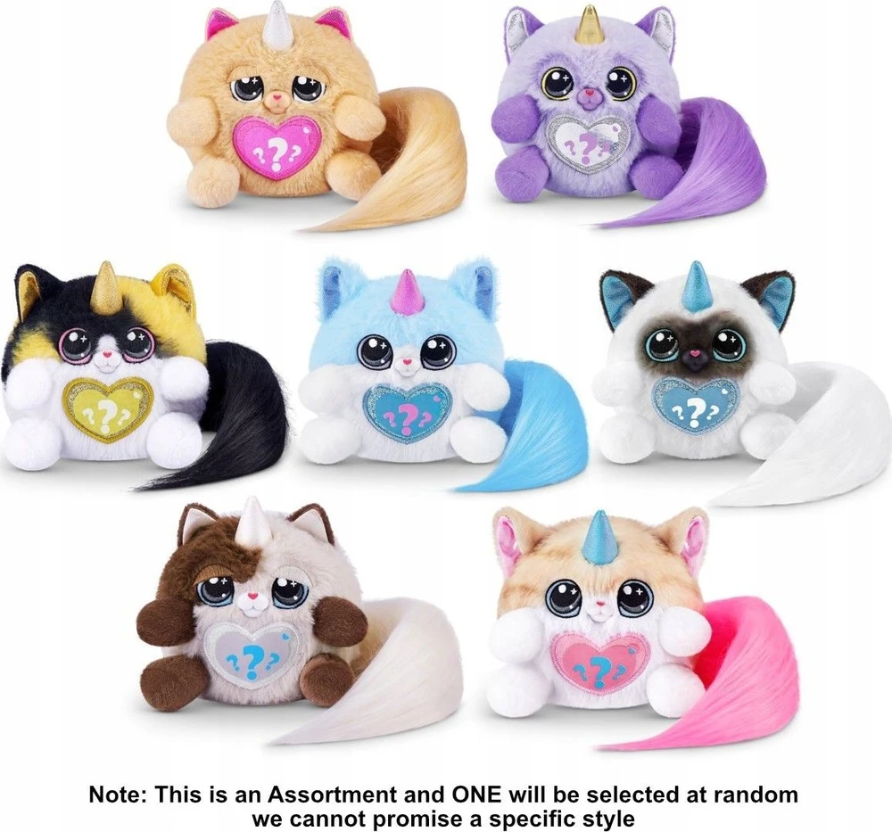 RAINBOCORNS pliušinis žaislas su aksesuarais Kittycorn Surprise, 3 serija, asort., 92104