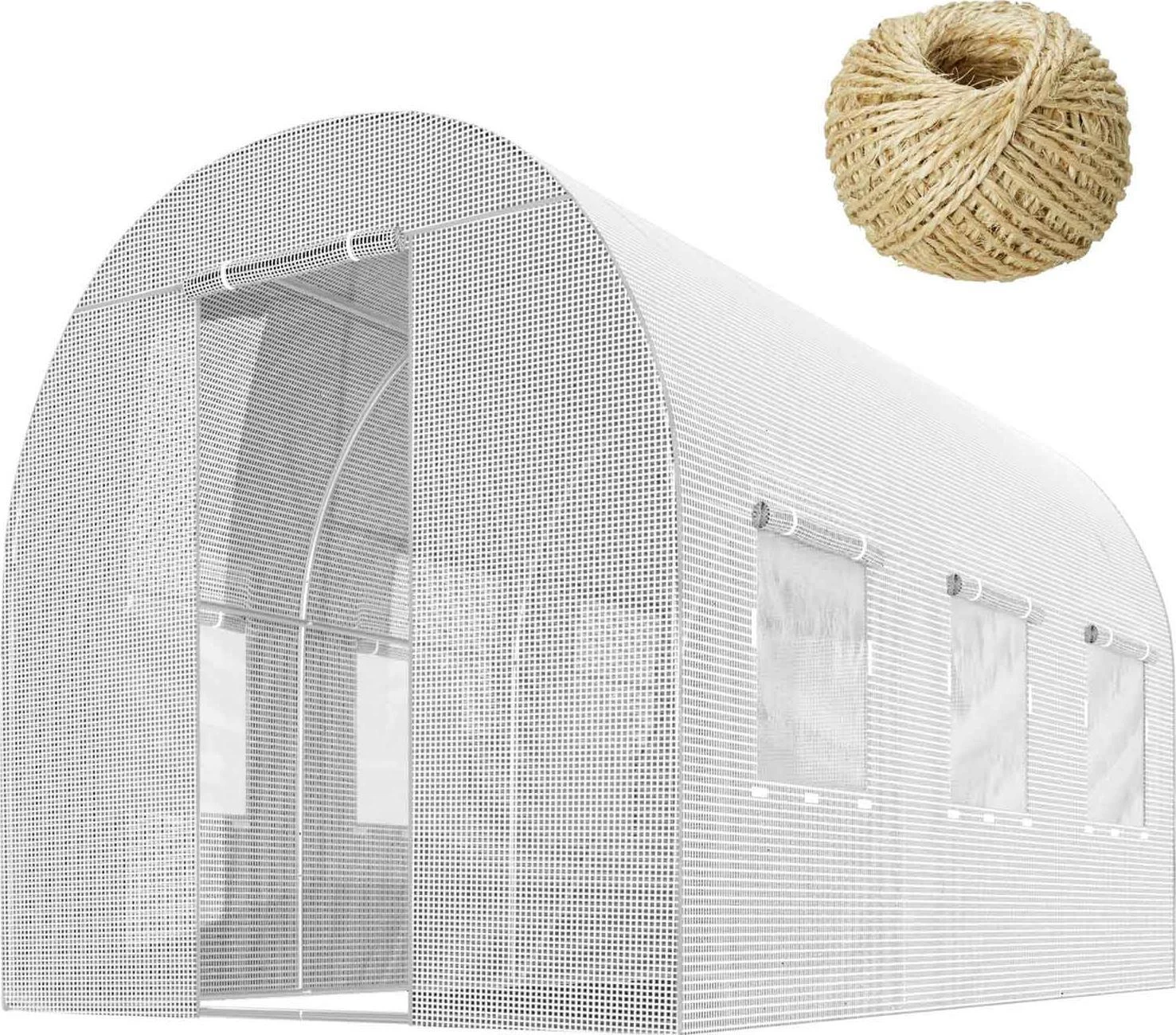 Šiltnamis 2x3,5m (7m2) baltas Plonos