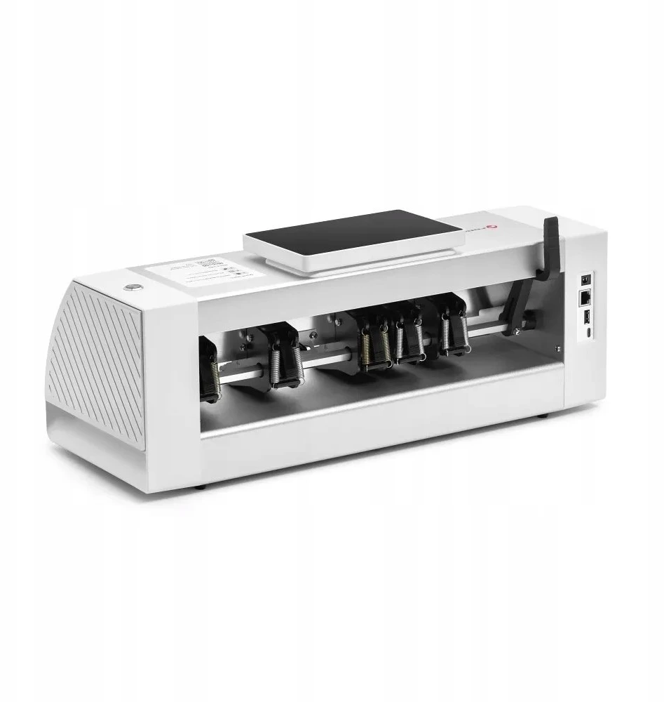 (3-osios kartos). Intelligent filmas cutting machine Forcell with positioning tool baltas