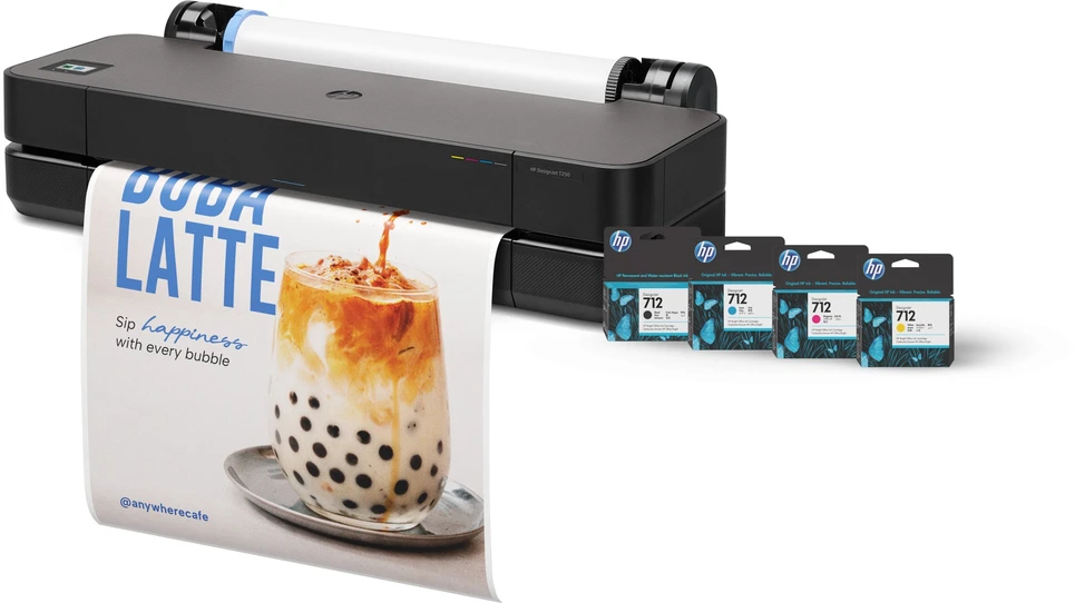 Ploter HP Designjet T250 24-In Spausdintuvas (5HB06D)