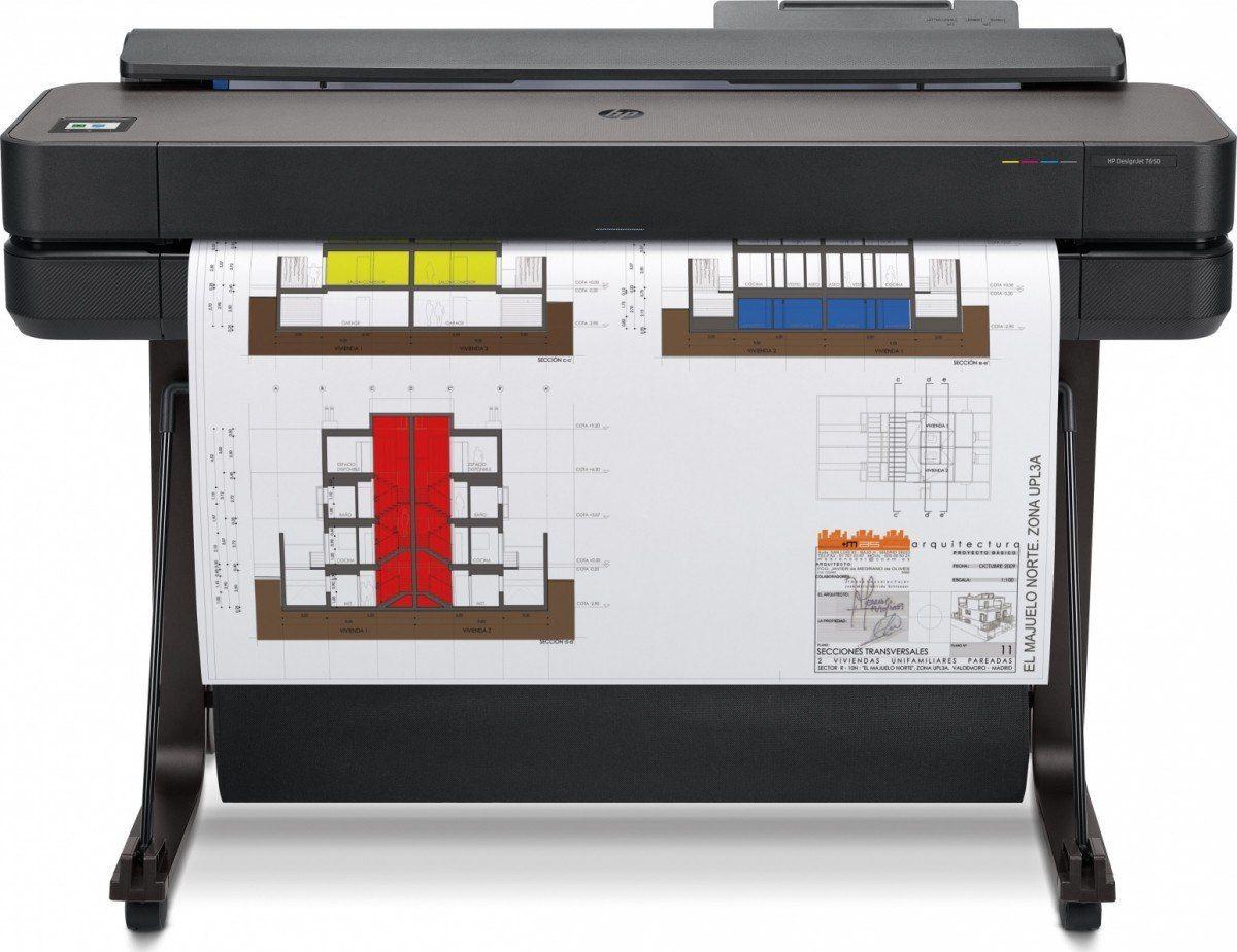 Spausdintuvas HP DesignJet T650 36 colių braižytuvas | Varle.lt